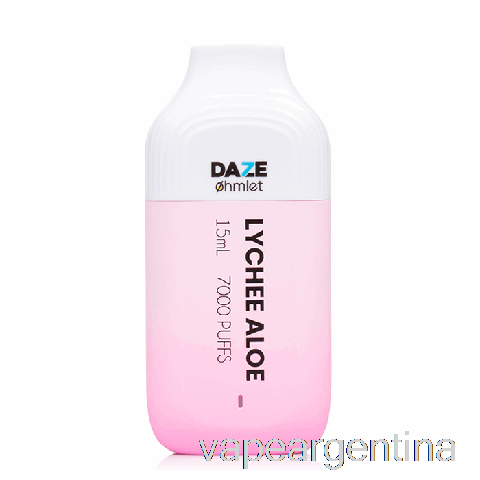 7 Atontamiento Ohmlet 7000 0% Cero Nicotina Desechable Lichi áloe Vape Descartable